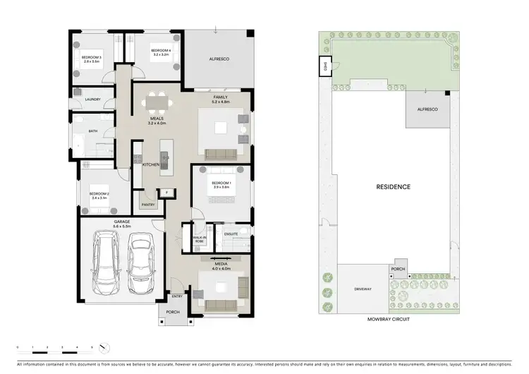 Floorplan of Homely house listing, 15 Mowbray Circuit, North Kellyville NSW 2155