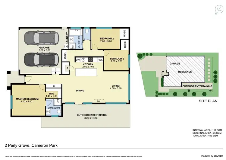 Floorplan of Homely house listing, 2 Perly Grove, Cameron Park NSW 2285