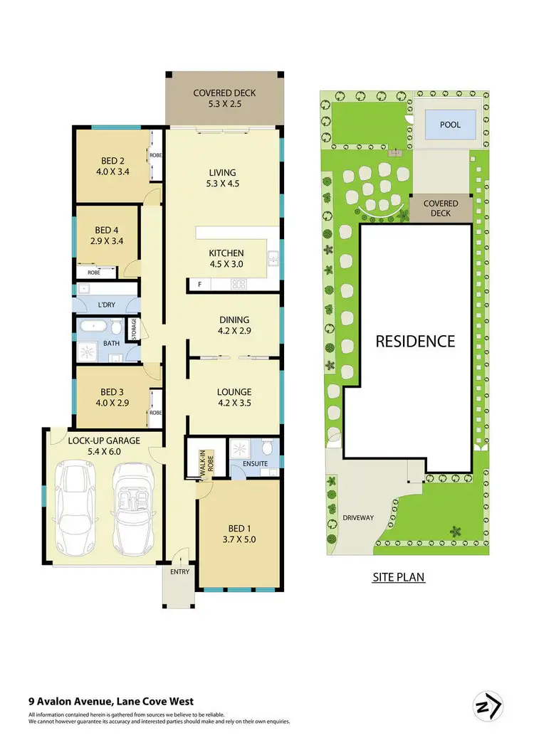 Floorplan of Homely house listing, 9 Avalon Avenue, Lane Cove NSW 2066