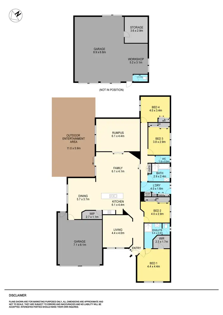 Floorplan of Homely house listing, 4 Peregrine Court, Invermay Park VIC 3350