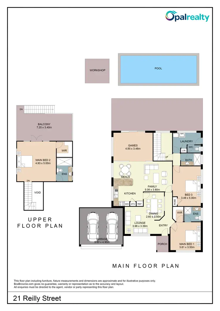 Floorplan of Homely house listing, 21 Reilly Street, Singleton WA 6175