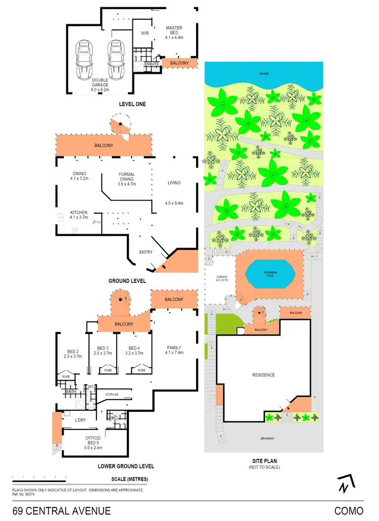 Floorplan of Homely house listing, 69 Central Avenue, Como NSW 2226