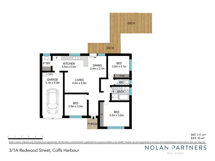 Floorplan of Homely villa listing, 3/1A Redwood Street, Coffs Harbour NSW 2450
