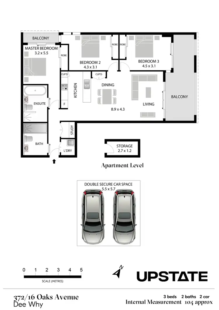 Floorplan of Homely unit listing, 372/16 Oaks Avenue, Dee Why NSW 2099