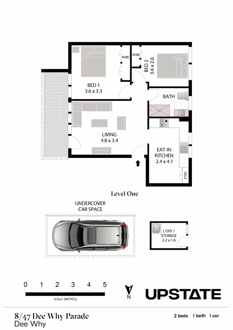 Floorplan of Homely unit listing, 8/47 Dee Why Parade, Dee Why NSW 2099