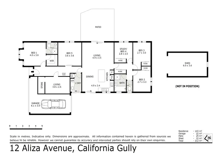 Floorplan of Homely house listing, 12 Aliza Avenue, California Gully VIC 3556