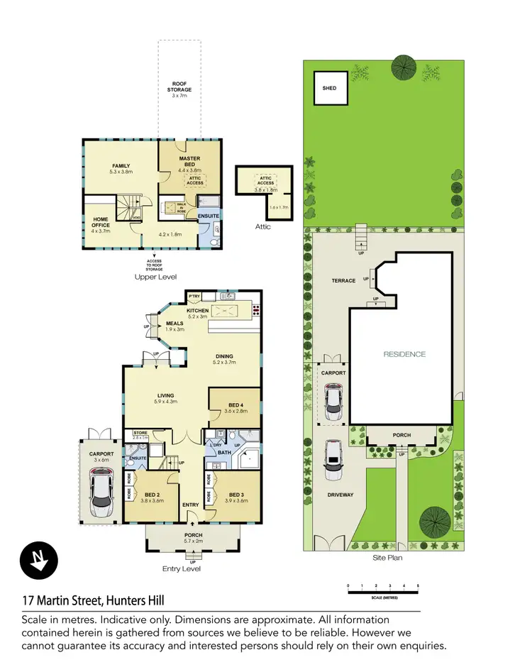 Floorplan of Homely house listing, 17 Martin Street, Hunters Hill NSW 2110