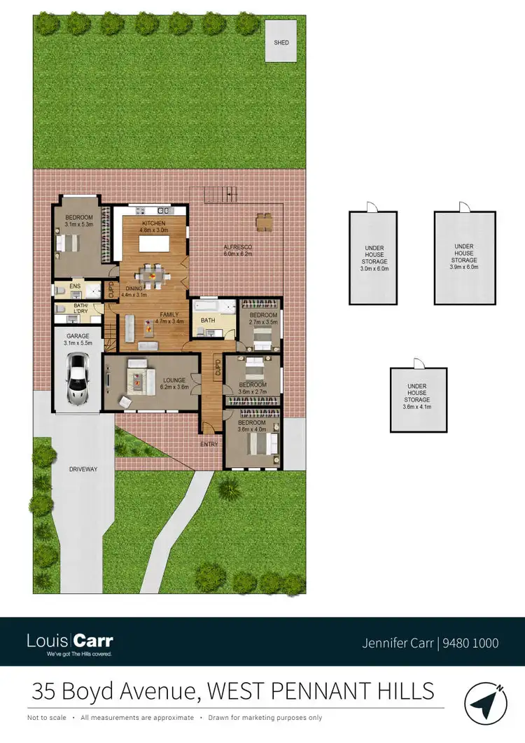 Floorplan of Homely house listing, 35 Boyd Avenue, West Pennant Hills NSW 2125