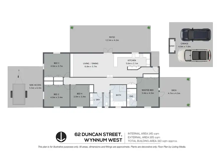 Floorplan of Homely house listing, 62 Duncan Street, Wynnum West QLD 4178