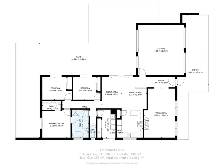 Floorplan of Homely house listing, 6 Firestone Way, Wodonga VIC 3690
