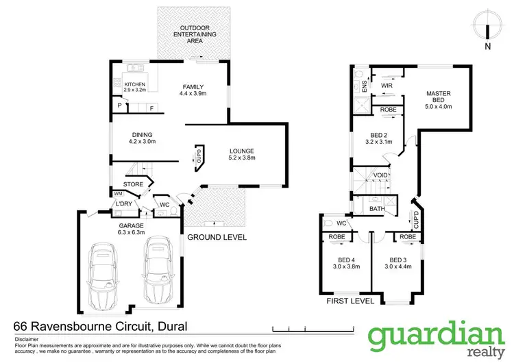Floorplan of Homely house listing, 66 Ravensbourne Circuit, Dural NSW 2158