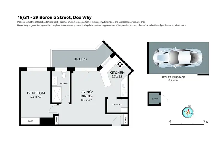 Floorplan of Homely apartment listing, 19/31 Boronia Street, Dee Why NSW 2099