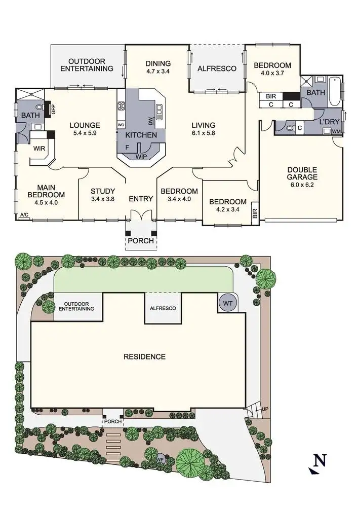 Floorplan of Homely house listing, 130 Everleigh Drive, Diamond Creek VIC 3089
