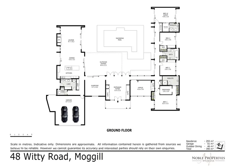 Floorplan of Homely house listing, 48 Witty Road, Moggill QLD 4070