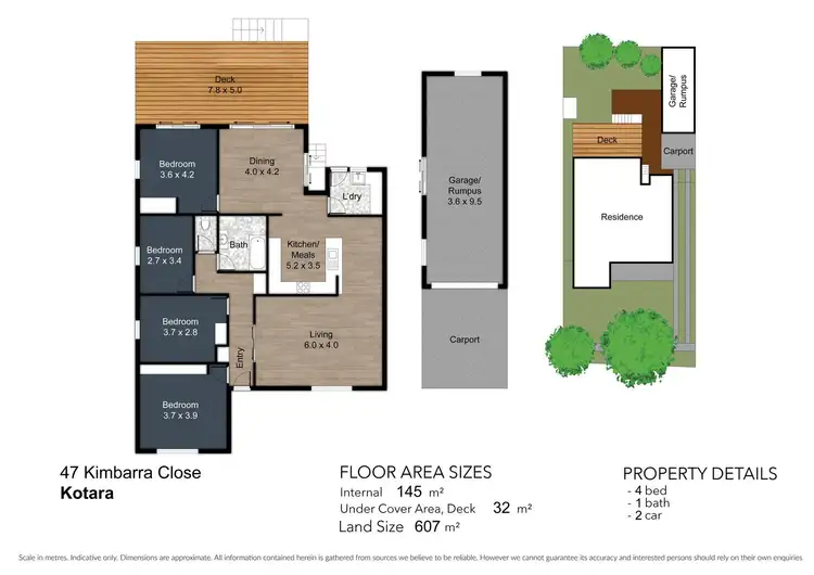 Floorplan of Homely house listing, 47 Kimbarra Close, Kotara NSW 2289