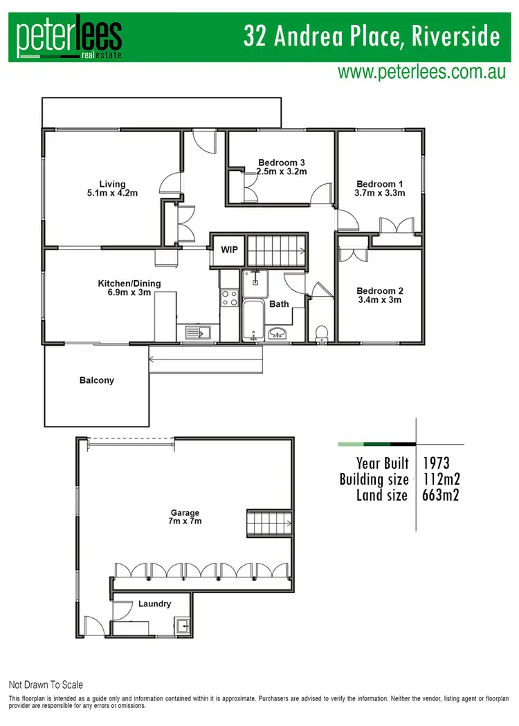 Floorplan of Homely house listing, 32 Andrea Place, Riverside TAS 7250