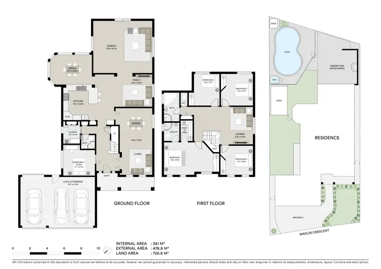 Floorplan of Homely house listing, 45 Maslin Crescent, Quakers Hill NSW 2763