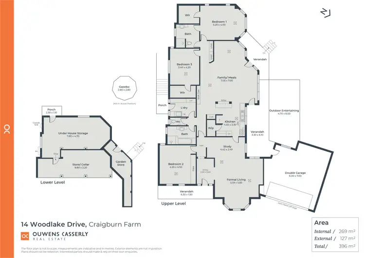 Floorplan of Homely house listing, 14 Woodlake Drive, Craigburn Farm SA 5051
