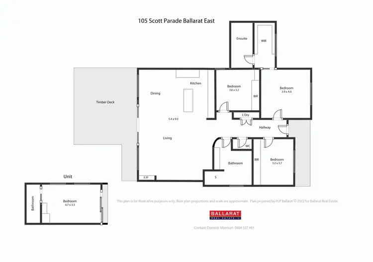 Floorplan of Homely house listing, 105 Scott Parade, Ballarat East VIC 3350