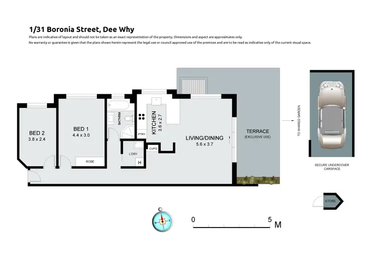 Floorplan of Homely apartment listing, 1/31 Boronia Street, Dee Why NSW 2099