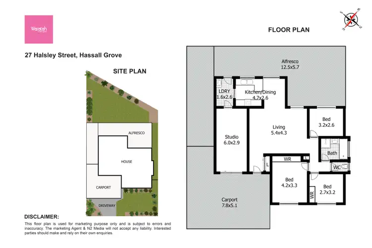Floorplan of Homely house listing, 27 Halsley Street, Hassall Grove NSW 2761