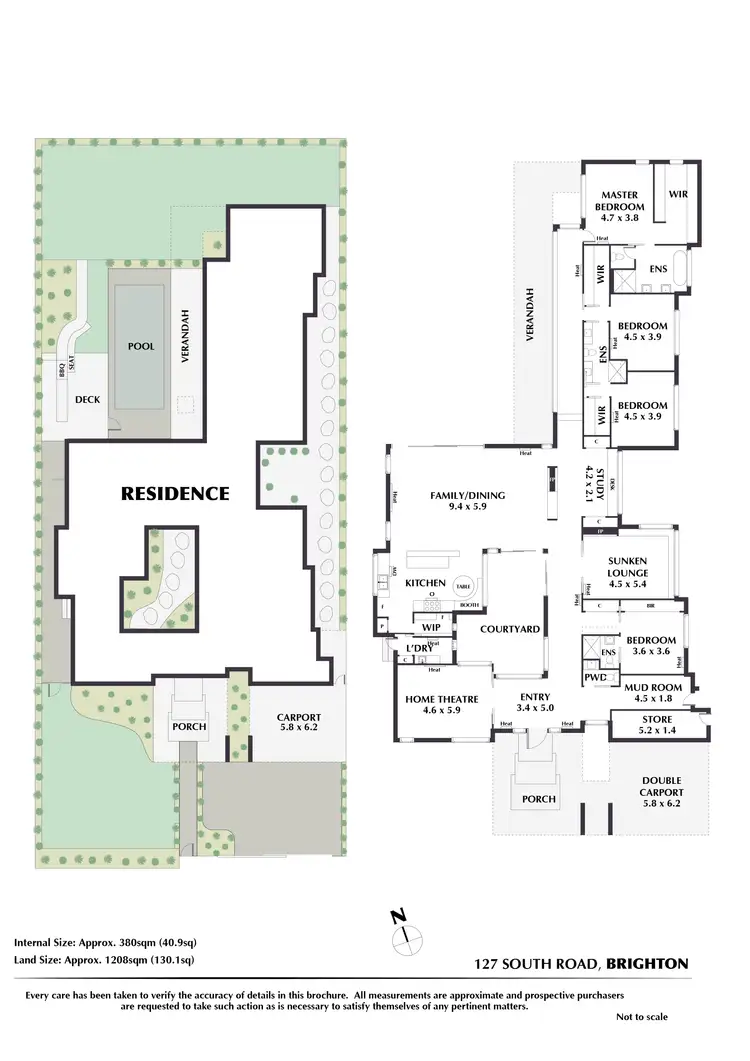 Floorplan of Homely house listing, 127 South Road, Brighton VIC 3186