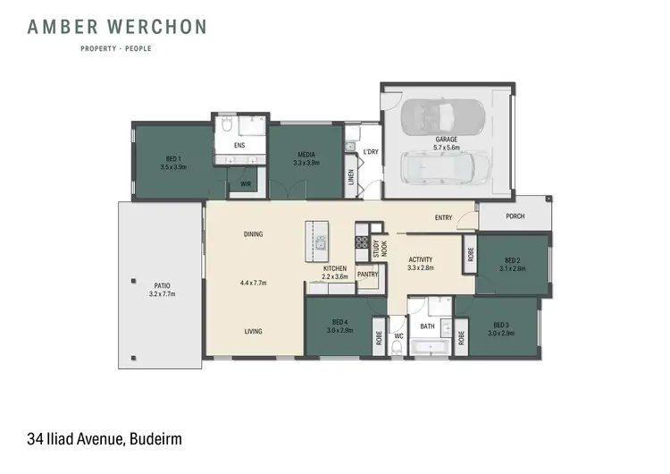 Floorplan of Homely house listing, 34 Iliad Avenue, Buderim QLD 4556