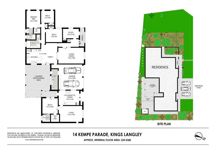 Floorplan of Homely house listing, 14 Kempe Parade, Kings Langley NSW 2147