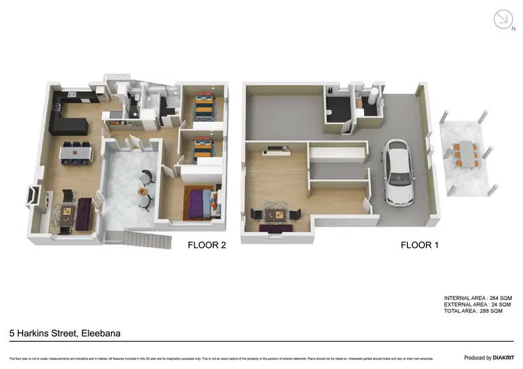 Floorplan of Homely house listing, 5 Harkins Street, Eleebana NSW 2282