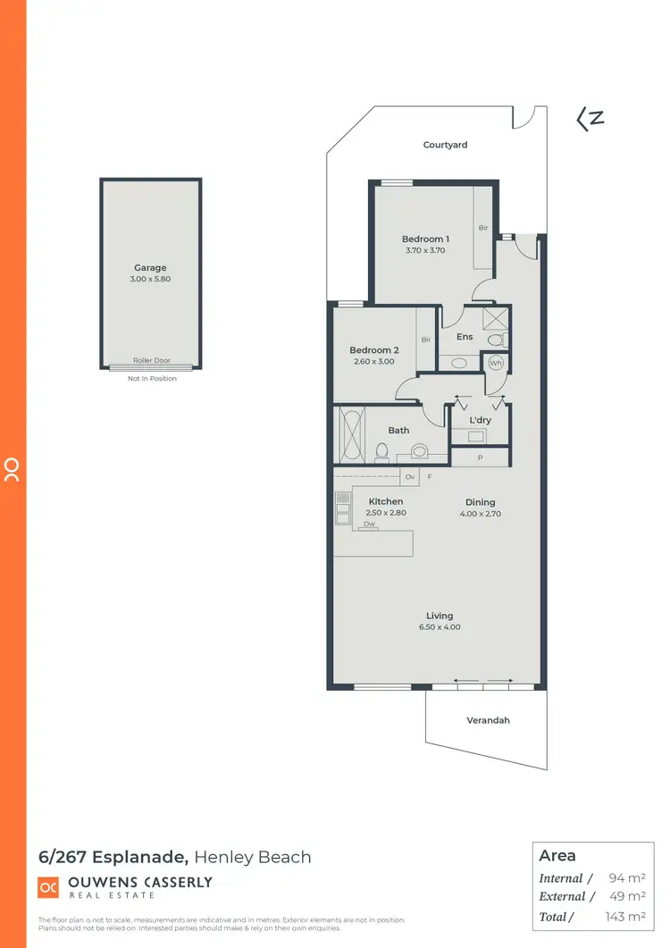Floorplan of Homely apartment listing, 6/267 The Esplanade, Henley Beach SA 5022