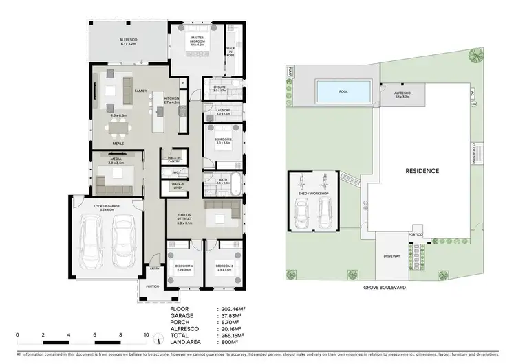Floorplan of Homely house listing, 23 Grove Boulevard, Mooloolah Valley QLD 4553