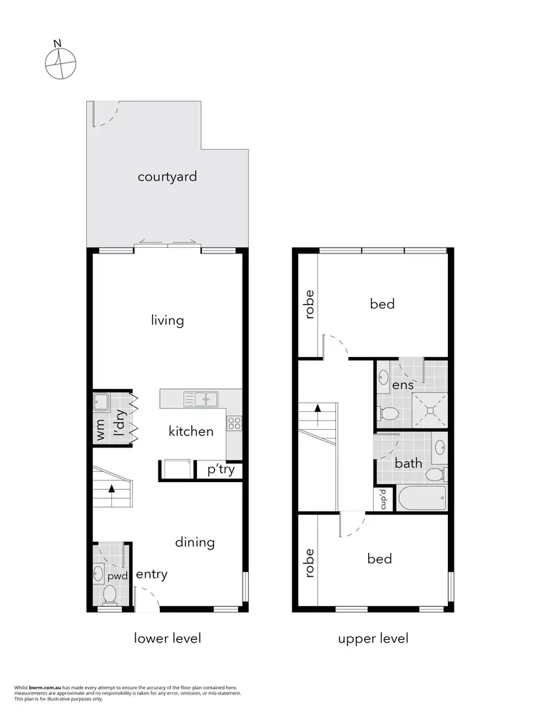 Floorplan of Homely townhouse listing, 9/2 Archibald Street, Lyneham ACT 2602