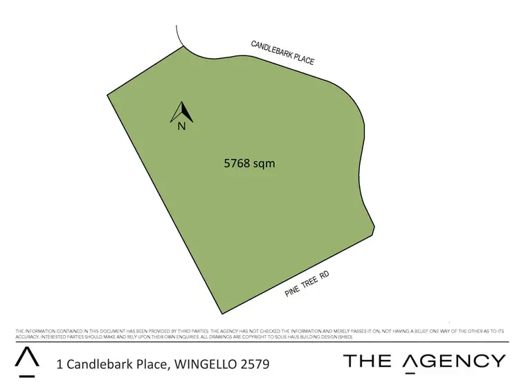 Floorplan of Homely land listing, 1 Candlebark Place, Wingello NSW 2579