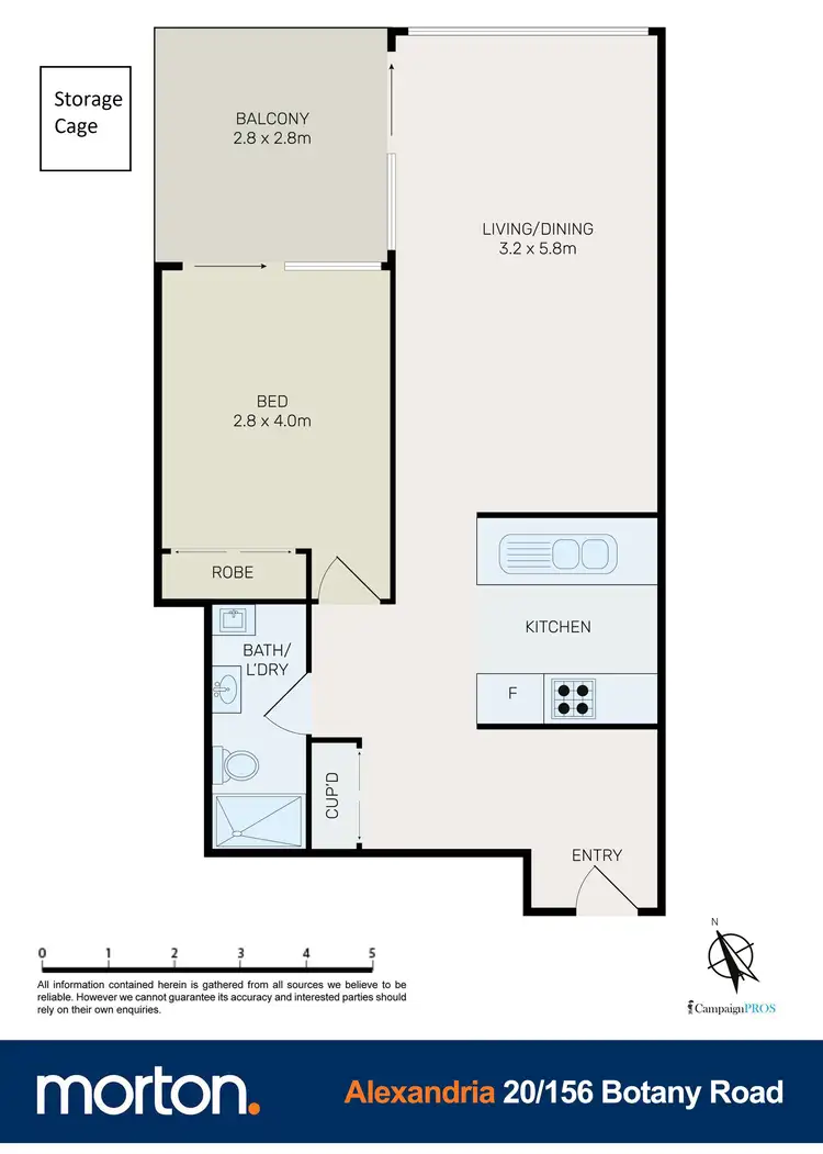 Floorplan of Homely apartment listing, 20/156 Botany Road, Alexandria NSW 2015