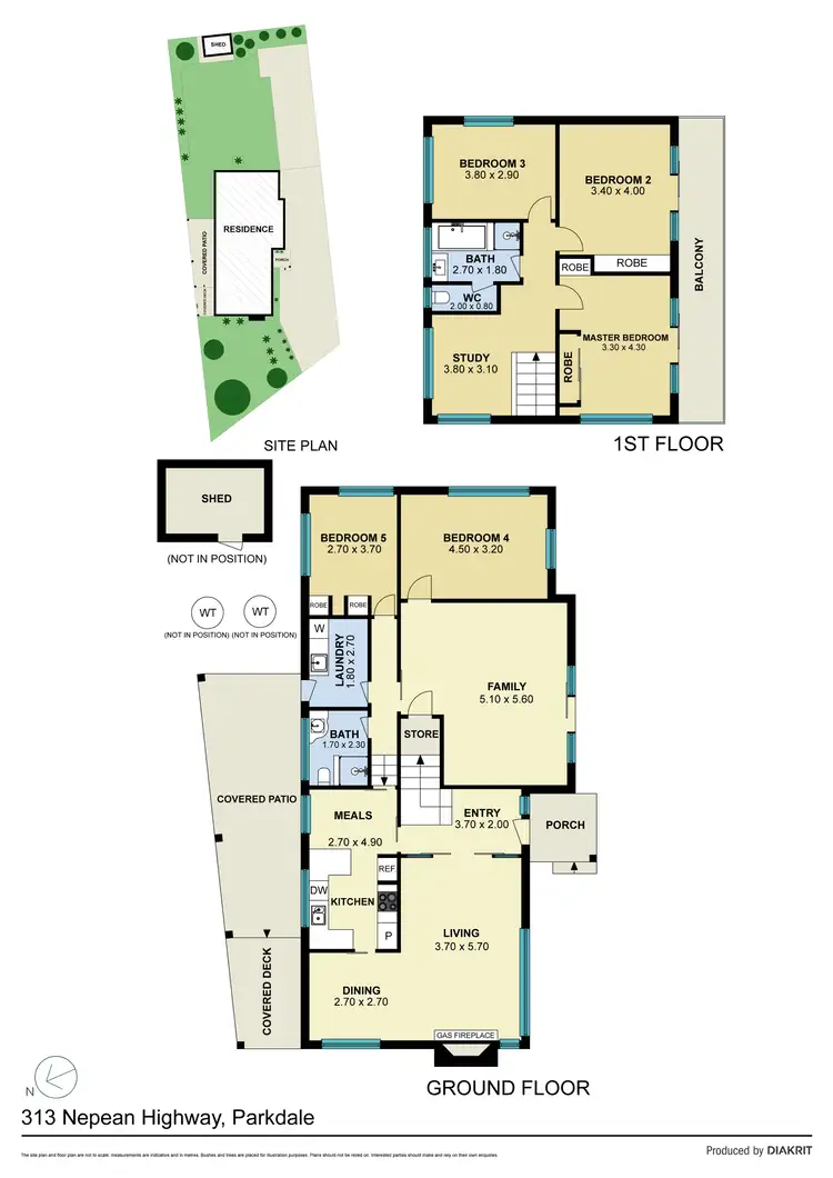 Floorplan of Homely house listing, 313 Nepean Highway, Parkdale VIC 3195