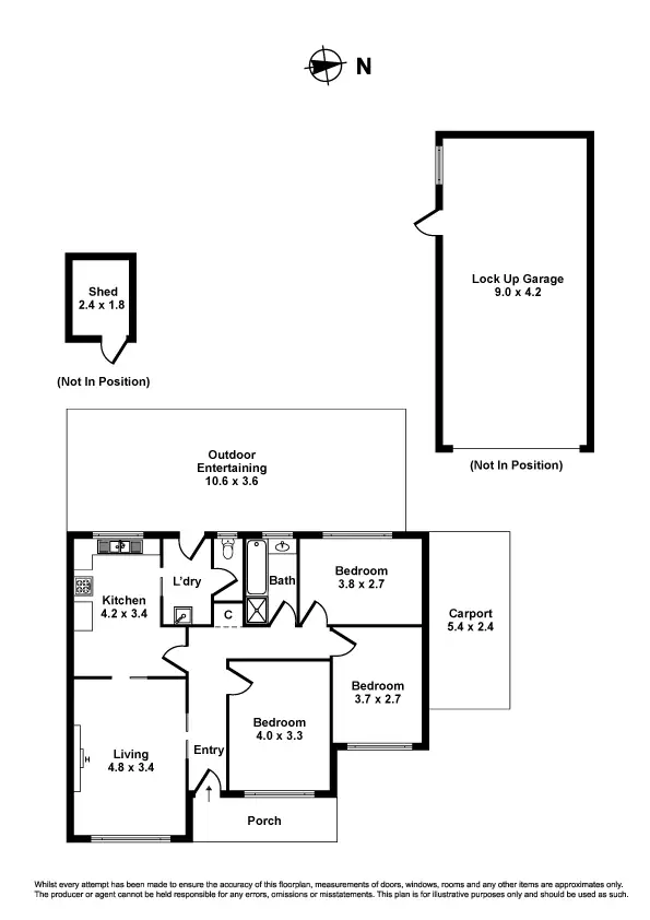 Floorplan of Homely house listing, 24 Mills Street, Altona North VIC 3025
