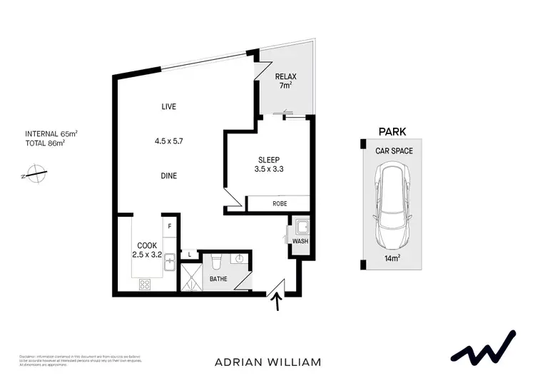 Floorplan of Homely apartment listing, 51/159 Princes Highway, St Peters NSW 2044