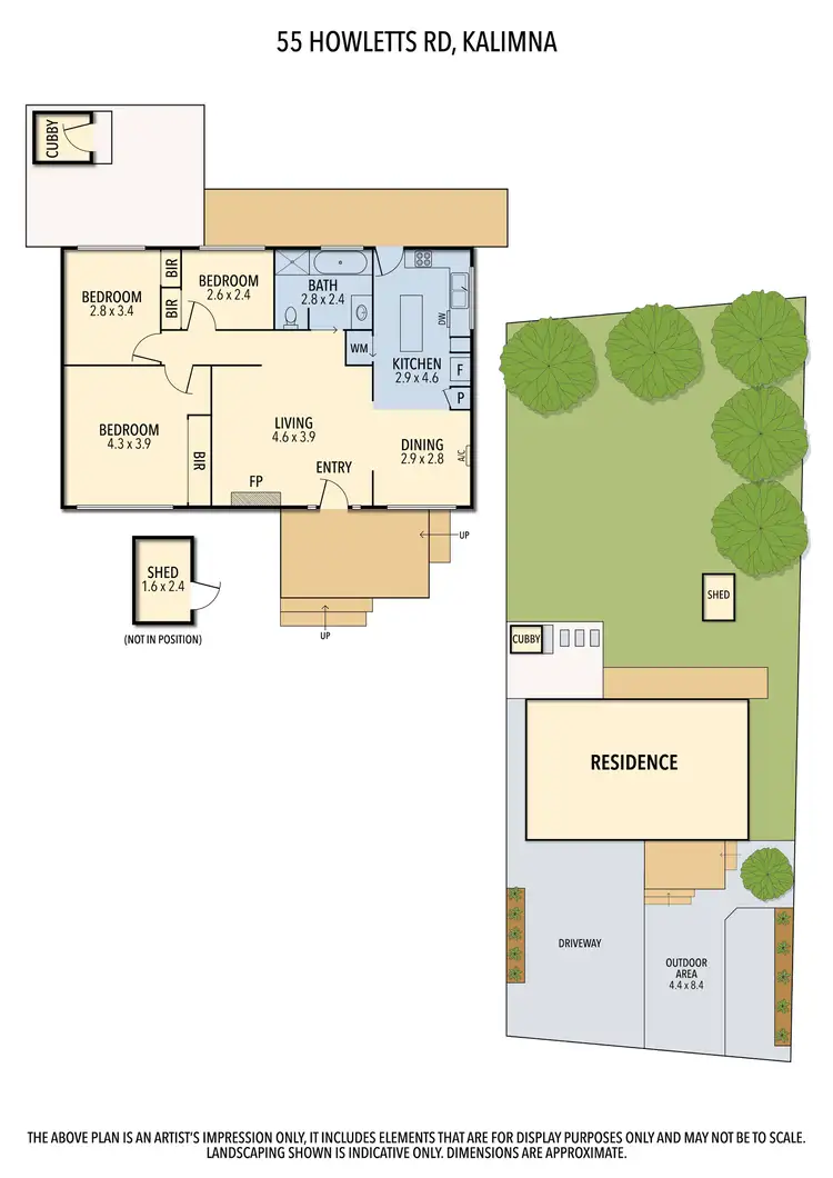 Floorplan of Homely house listing, 55 Howletts Road, Kalimna VIC 3909