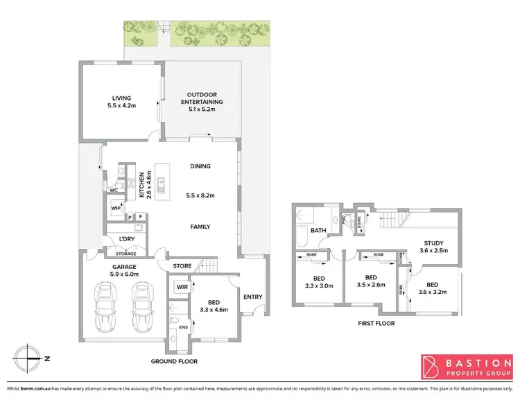 Floorplan of Homely townhouse listing, 4/1 Judith Macintosh Crescent, Taylor ACT 2913