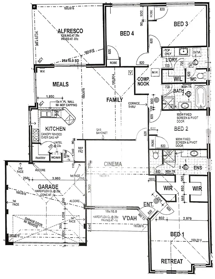 Floorplan of Homely house listing, 14 Daleford Way, Southern River WA 6110
