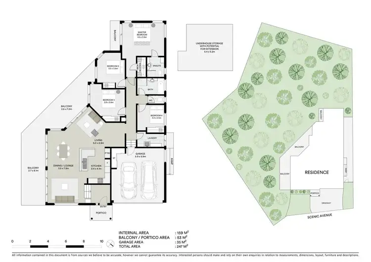 Floorplan of Homely house listing, 9-11 Scenic Avenue, Buderim QLD 4556