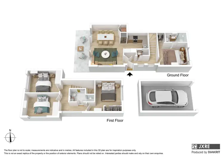 Floorplan of Homely townhouse listing, 2/9 Prince Street, Clayton VIC 3168