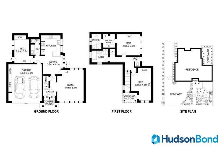 Floorplan of Homely townhouse listing, 1/89 Balwyn Road, Balwyn VIC 3103
