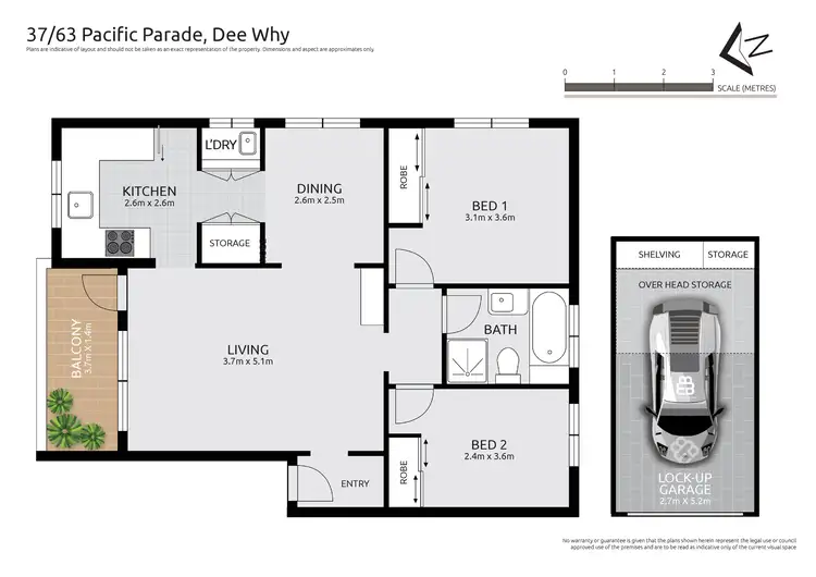 Floorplan of Homely apartment listing, 37/63 Pacific Parade, Dee Why NSW 2099