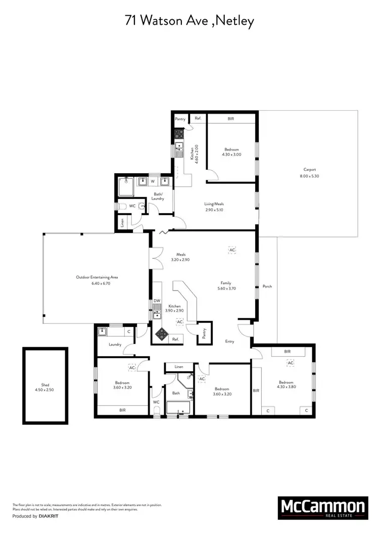 Floorplan of Homely house listing, 71 Watson Avenue, Netley SA 5037