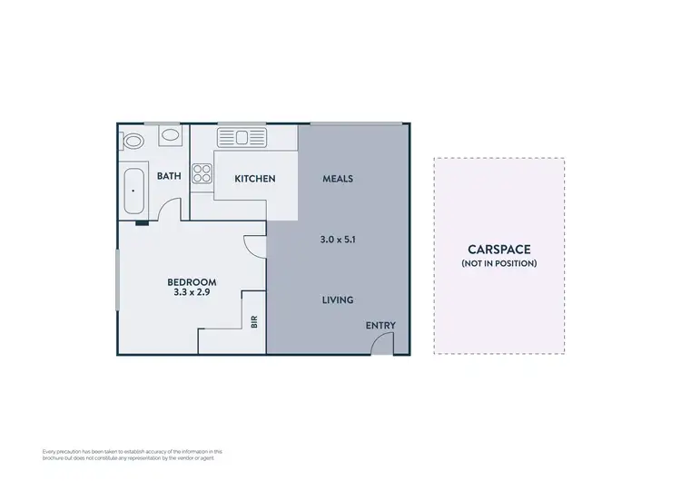 Floorplan of Homely unit listing, 7/123 Emmaline Street, Northcote VIC 3070