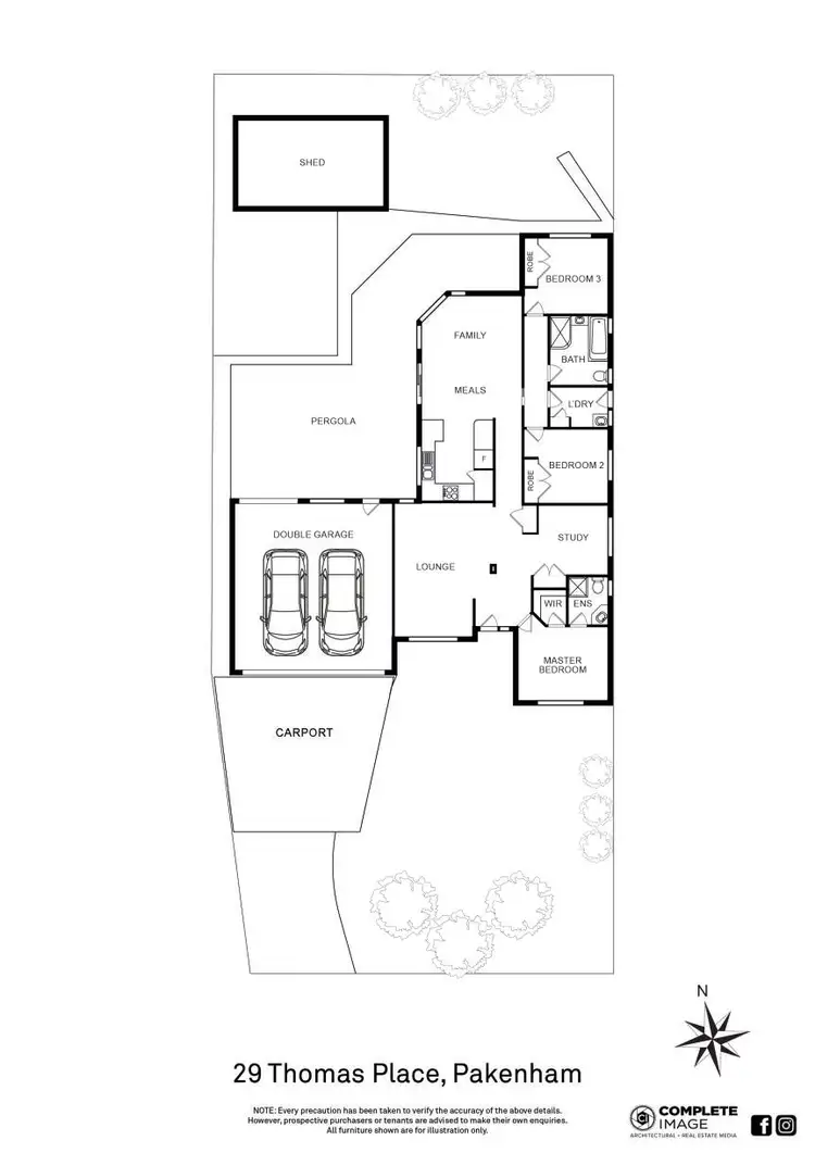 Floorplan of Homely house listing, 29 Thomas Place, Pakenham VIC 3810