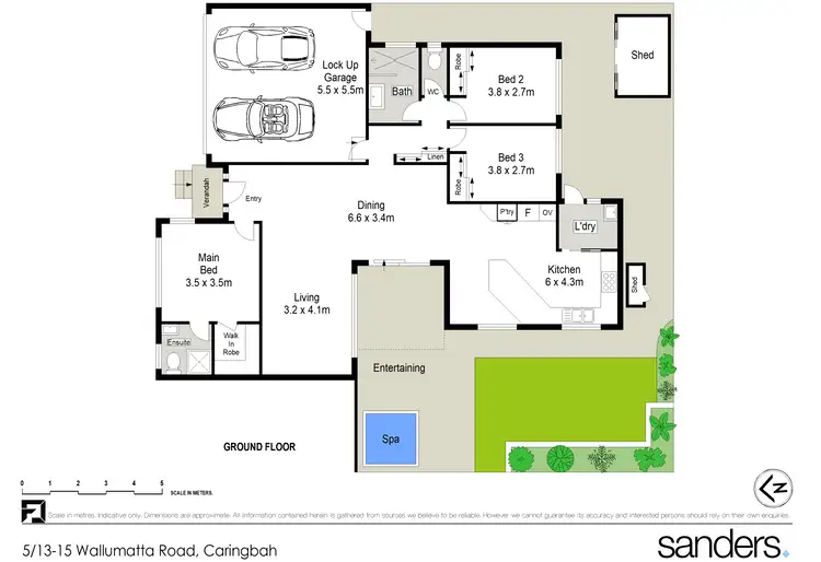Floorplan of Homely villa listing, 5/13-15 Wallumatta Road, Caringbah NSW 2229