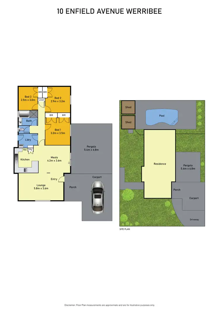 Floorplan of Homely house listing, 10 Enfield Avenue, Werribee VIC 3030