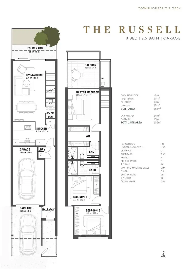 Floorplan of Homely townhouse listing, Lot 3, 2 Opey Avenue, Hyde Park SA 5061
